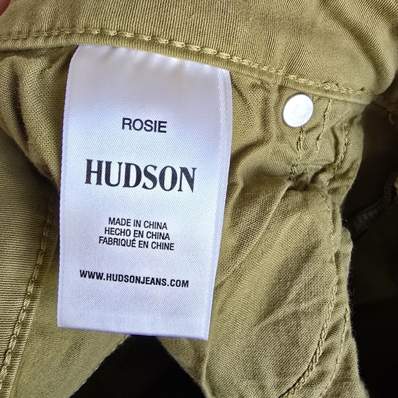 Anthropologie, Hudson Limelight Rosie High Rise Wide Leg Ankle Jeans, Size 32 - Picture 9 of 11